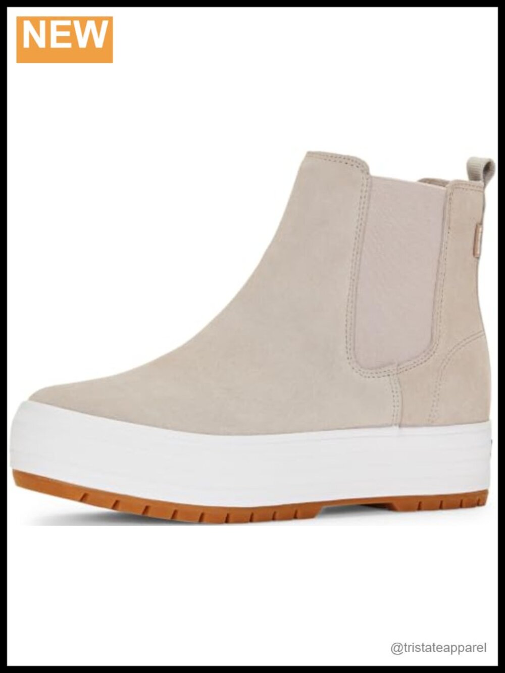Keds Women's Platform Chelsea Lug Ankle Boot Lace-Up 1" Platform